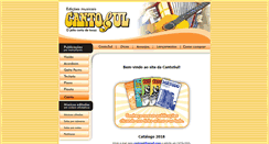 Desktop Screenshot of cantosul.com.br