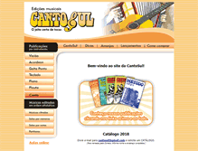 Tablet Screenshot of cantosul.com.br